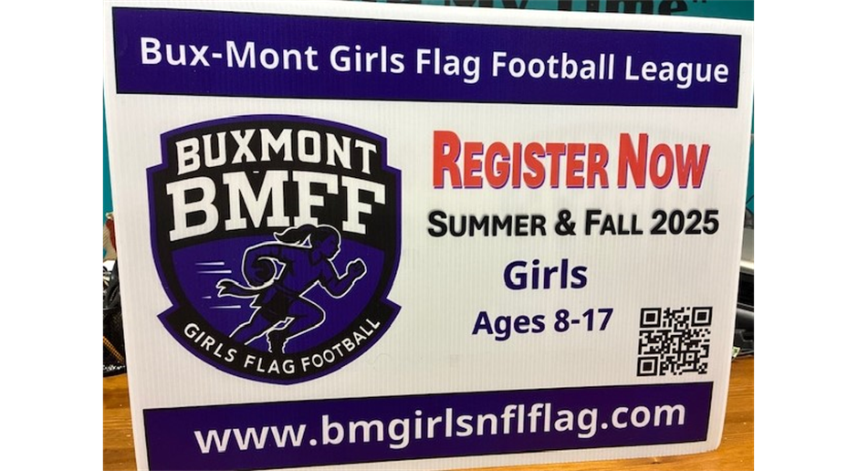 Bux-Mont Girls Flag Football League - FALL 2025
